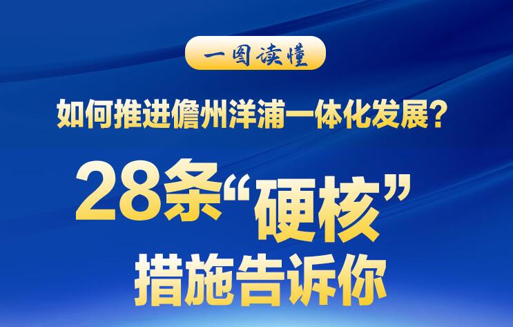 如何推進(jìn)儋州洋浦一體化發(fā)展？28條“硬核”措施告訴你！