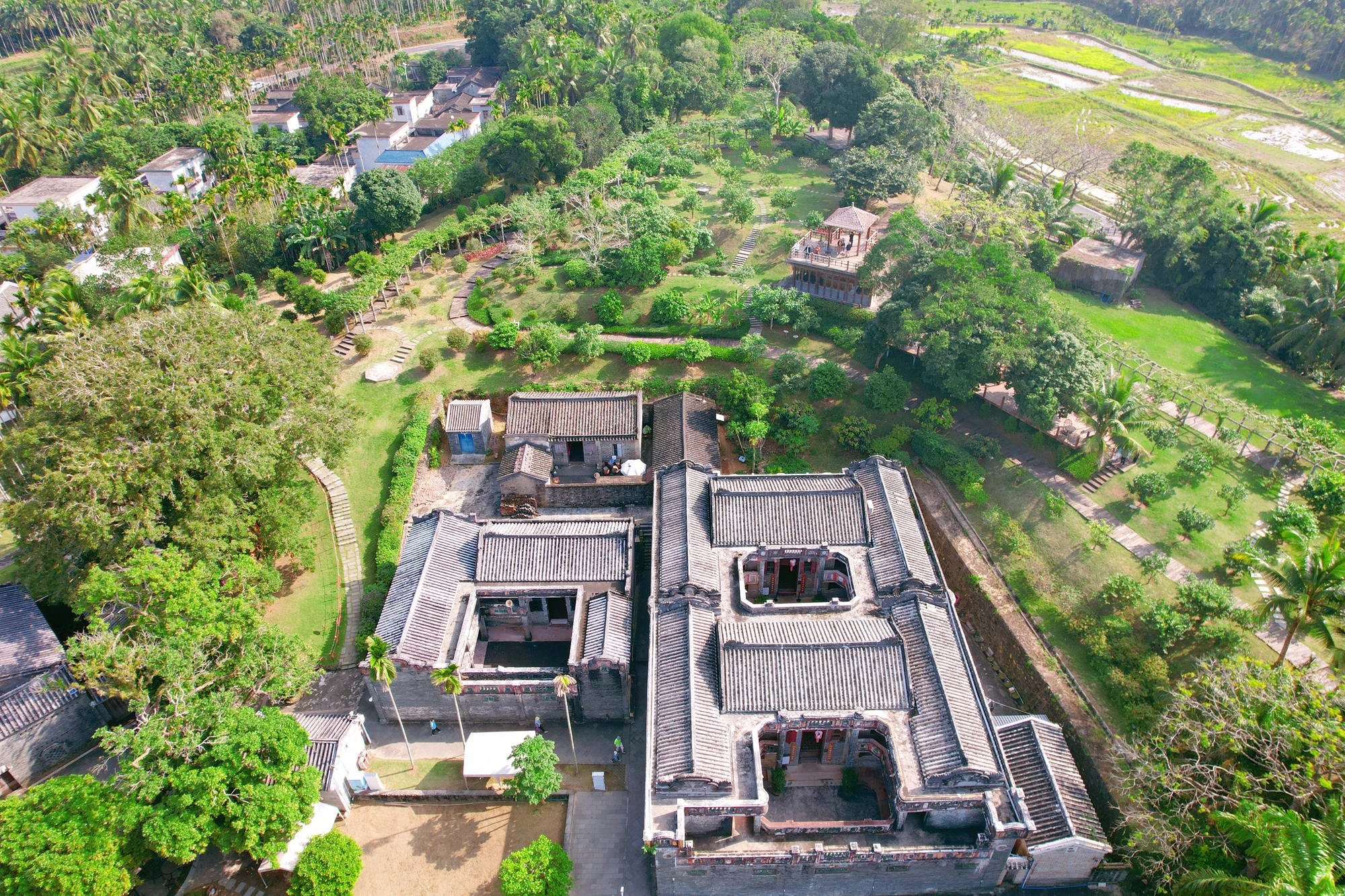 瓊海留客村蔡家大院。