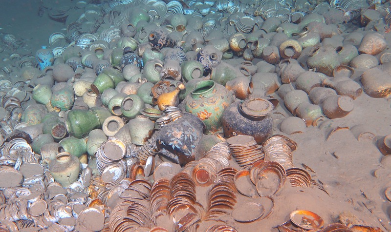 南海沉船出水文物圖片。中國（海南）南海博物館供圖